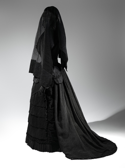 1. Mourning Ensemble, 1870-1872
